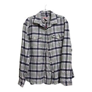 NWOT BLACK DOG SZ LG DRY DOCK FLANNEL PLAID